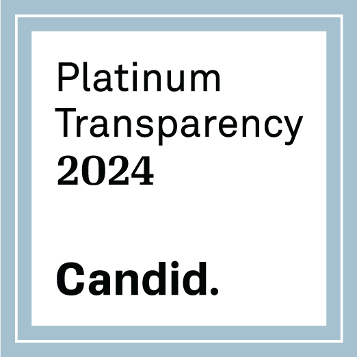  2024 Platinum Seal of Transparency with Candid (formerly known as GuideStar)